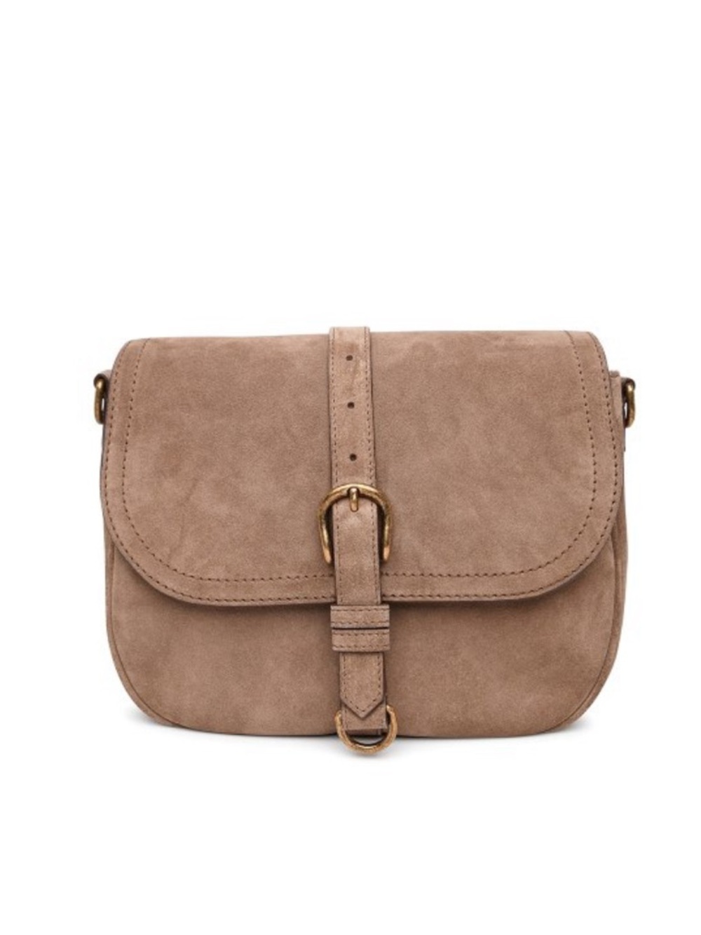 Golden Goose Suede Leather Crossbody Purse